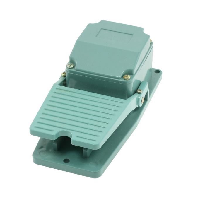 Interrupteur à Pédale Antidérapant 250V 10A - Configuration Normalement Ouverte/Fermée, Fils Rouge/Noir - 8