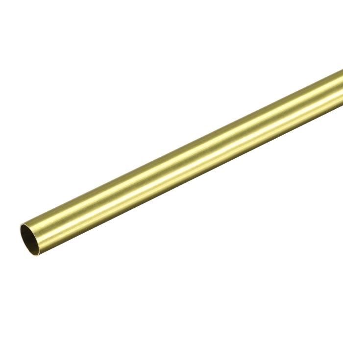 Sourcing Map Tube Laiton Rond 8mm Diamètre Externe 0.2mm Paroi