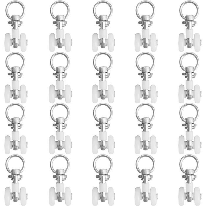 Rouleaux Planeur De Rideau 50 Piu00e8ces Rouleaux De Tringle U00e0 Rideaux Rail De Rideau Crochet