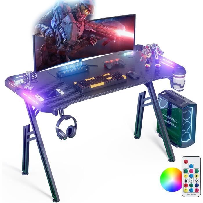 Bureau de Gaming TRUST GXT 710 Luminus RGB - Noir