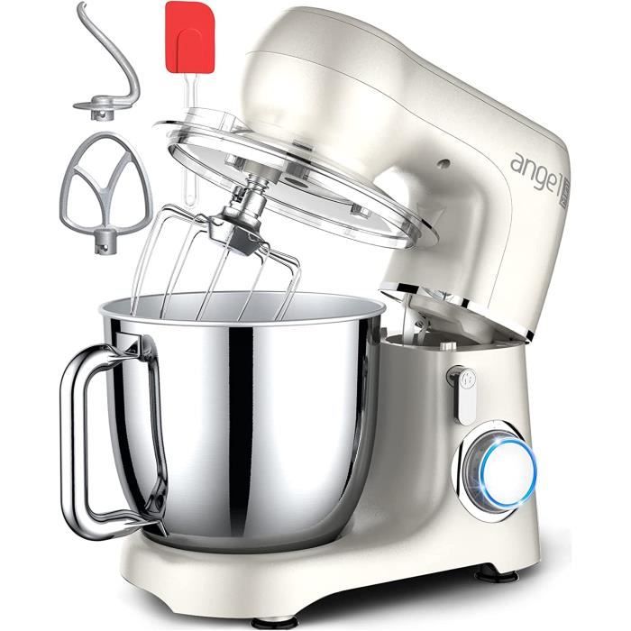 Robot Pâtissier DOBBOR 1500W - Bol 9.5L Acier Inox - 7 Vitesses - Faible Bruit (<40dB)