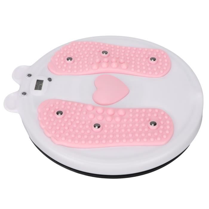 Disque De Torsion Électronique Bewinner - Compteur De Tours Intégré - Fitness Et Perte De Poids - Violet/Blanc