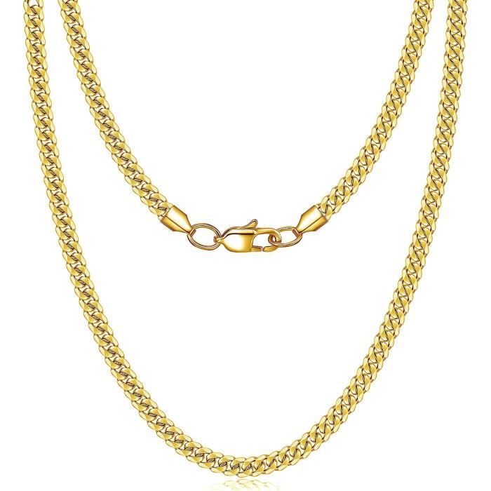 Collier Pendentif Thierry Mugler - Acier Inoxydable Plaqué Or - NEUF Avec étiquettes - Réf. T41195DZ