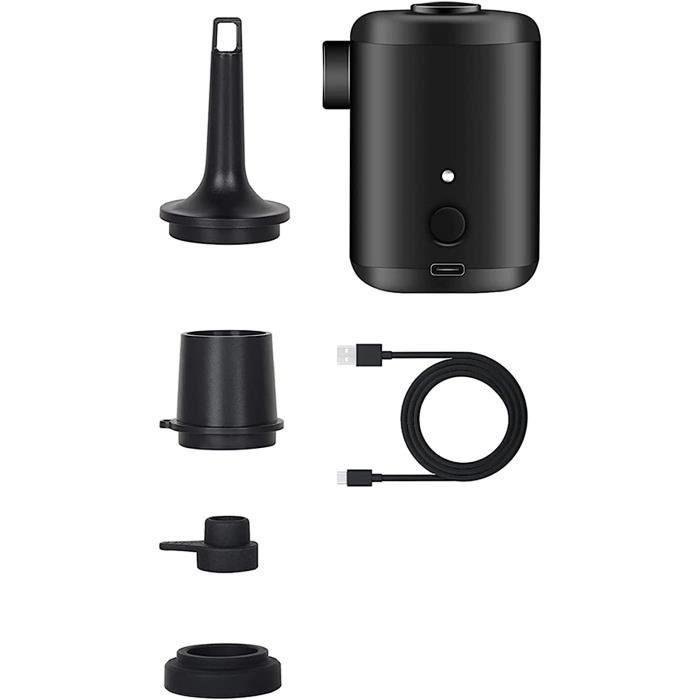 Neakhmer Mini Compresseur Sans Fil 150 PSI - Pompe à Air Portable Pour Pneus Voiture, Moto, Vélo - Fonction Dégonflage Et LED
