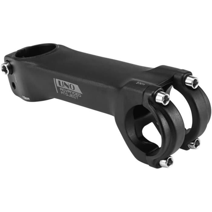 Potence tandem PNA réglable 35° alu noir diamètres 31,6/31,8 mm
