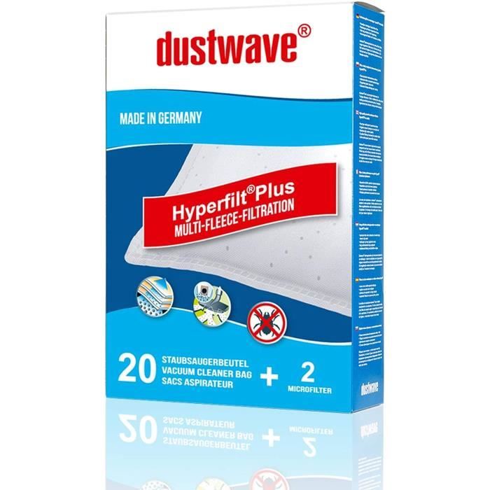Lot De 10 Sacs Aspirateur – Compatibles Tristar SZ-1920, AEG, Philips, Nilfisk