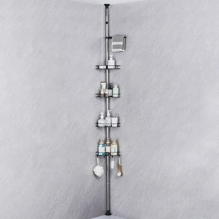 Etagere Douche Sans Percage Lot De 2 Etagere Rangement Salle De Bain