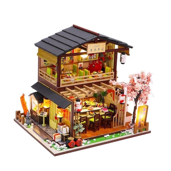 Kits de Maison de Poupée Miniature de Style Japonais de Maison En Bois de  Bricolage avec Des Meubles et Almenclan - Cdiscount Jeux - Jouets