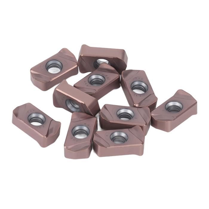 10 Plaquettes Carbure 11ER A60 – Inserts Tournage Pour Acier Inox Et Finition Précise