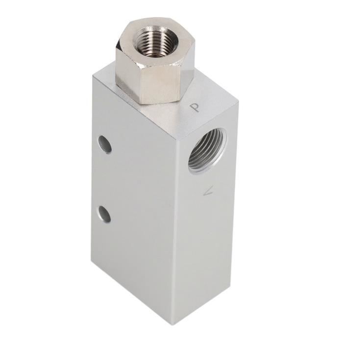 Interrupteur Pneumatique 2 Positions 3 Voies G1/8 - Alliage Aluminium Pour Machines Industrielles