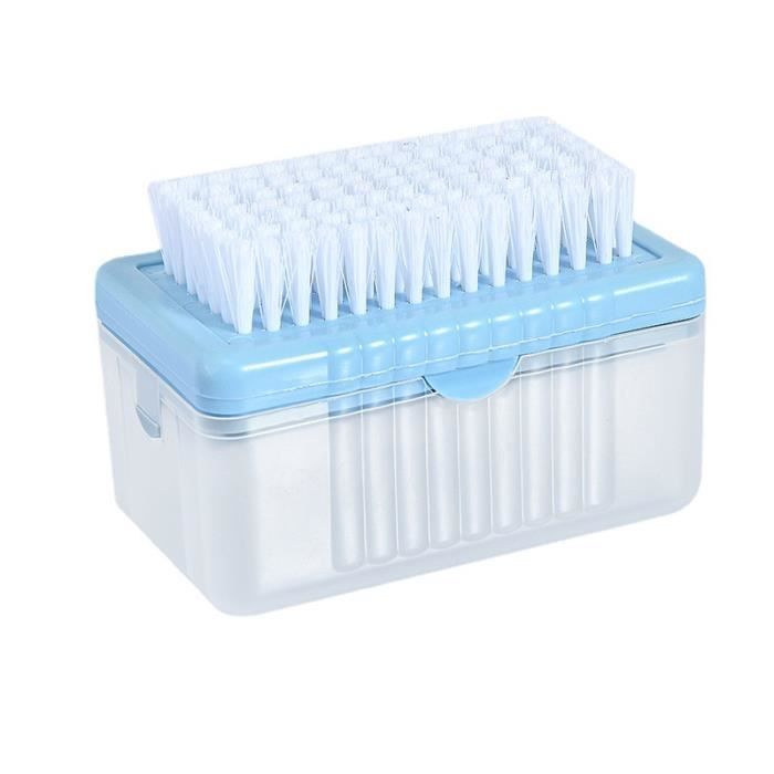 Distributeur De Savon Moussant à Friction - Boîte à Savon Avec Rouleau, Sans Contact, Bleu
