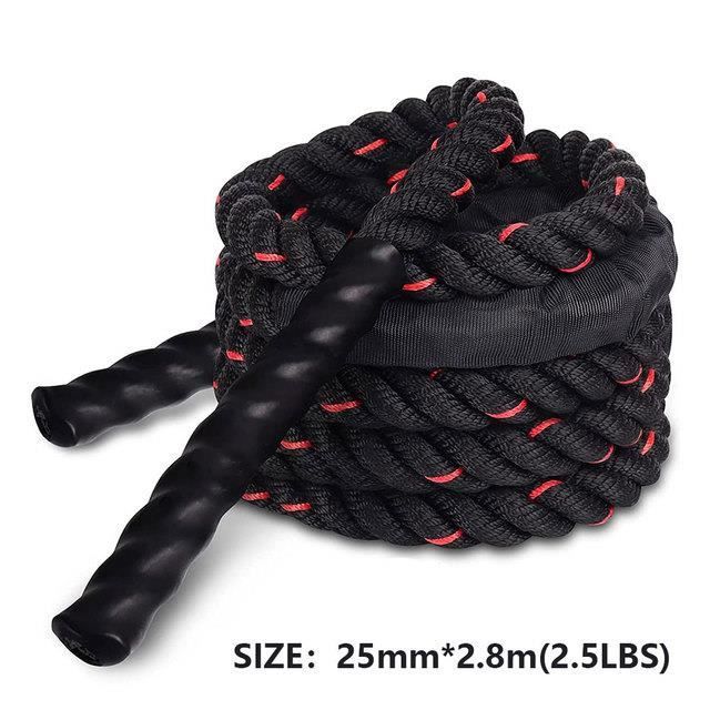 Corde à Sauter Lestée Pour Fitness - Poids 3lb, 4lb, 5lb - Longueur 9,8 Pieds (adulte)