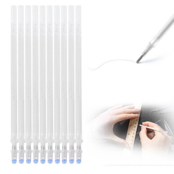 QHFlashbuy Kit 25 Pièces Outils De Couture - Stylos Effaçables à La Chaleur Et Craies De Tailleur