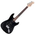 Rocktile ST Pack guitare électrique noire en set incl ampli, housse, accordeur, câble, sangle-1