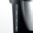 SEVERIN KA4805 Cafetière filtre compacte, 4 tasses, Capacité : 0,46 L, Arrêt automatique, verseuse en verre, 650 W, Inox / Noir-1