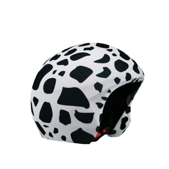 Housse De Casque De Ski Motif Cerf - Tissu Tricoté Extensible - Pour Tours De Tête 55-62 Cm - Déco Hiver