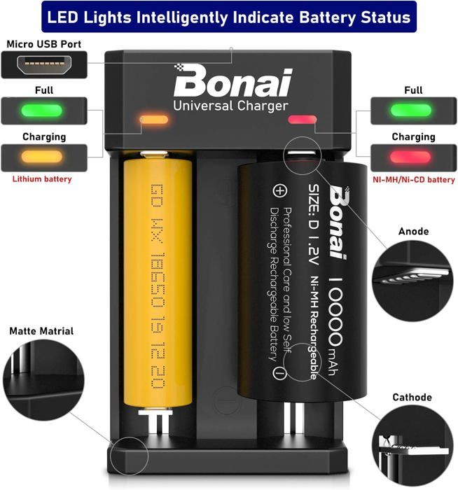 La nature Contre Occidental chargeur de piles intelligent boulanger flamme Le ba