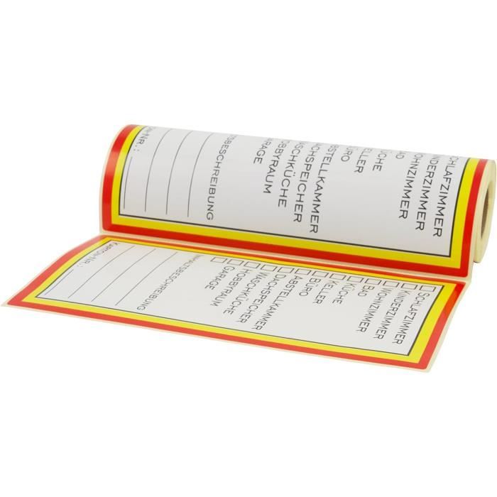 Codiarts Lot De 9 Étiquettes Autocollantes Pour Dossiers Larges - Motif Dune Plage Et Mer