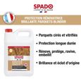 SPADO - Rénovateur Protecteur parquets- Protège, ravive et embellit- Non glissant - Cire d'abeille & miel - 5 L - Fabriqué en France-2