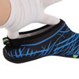 Chaussures d'eau pieds nus ESTINK - Séchage rapide, respirantes, élastiques et confortables - Noir et bleu-2