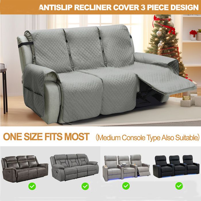 Lot De 4 Housses De Fauteuil Antidérapantes Pour Accoudoirs De Canapé