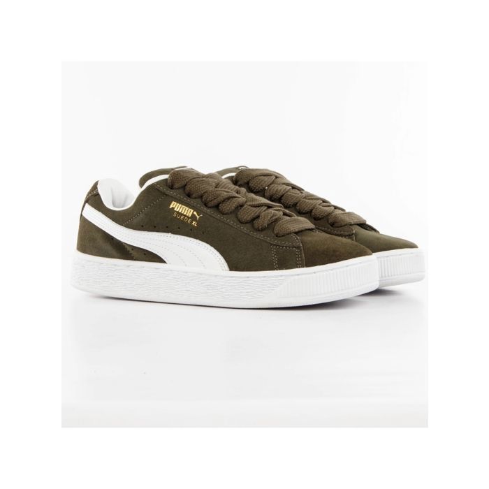 Baskets Puma Suede XL green Cdiscount Chaussures
