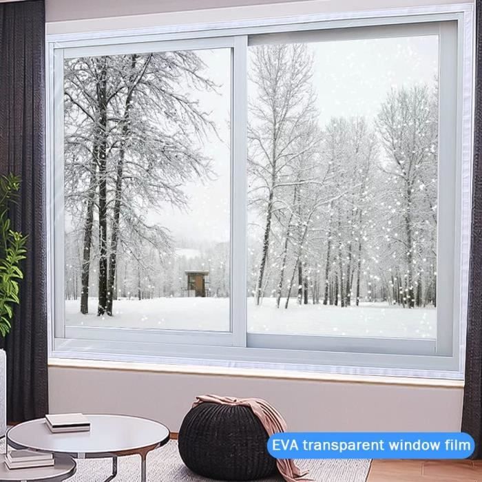 Film Thermique Isolant Pour Vitres De Fenêtre, Film Isolant En Pvc AntiFroid, Isolant Thermique