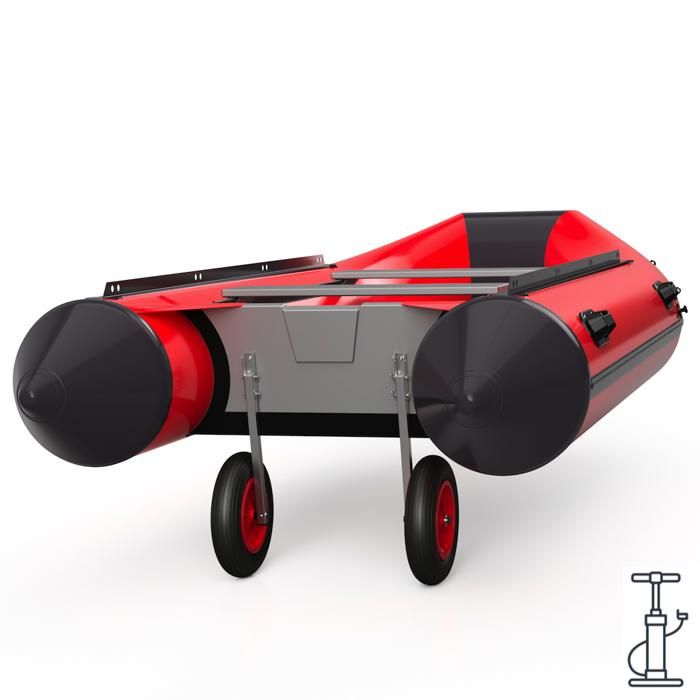 Roues De Mise à L'eau Pliables Pour Annexe - Acier Inoxydable, Ø350mm, Charge 150kg/paire (ET350-LU)
