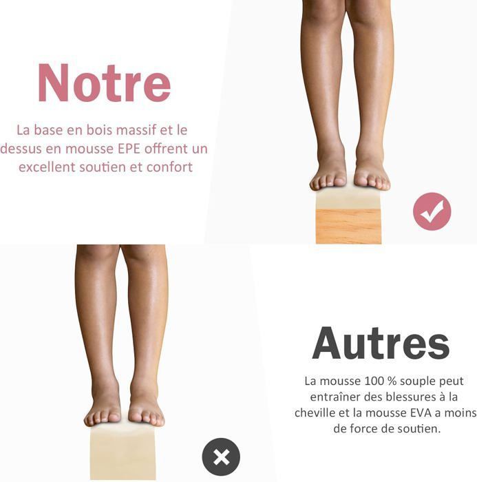 Poutre D'équilibre Gymnastique Pliable - 3 Tailles (240/270/300 Cm) - Surface Simili-suede Antidérapante - Pour Enfants Et Adultes