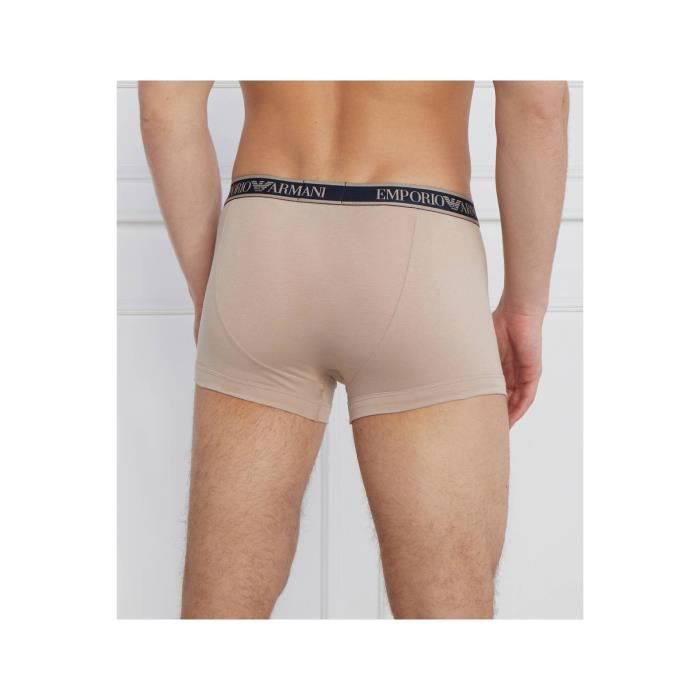 Tripack boxers stretch Emporio armani Homme Beige Cdiscount