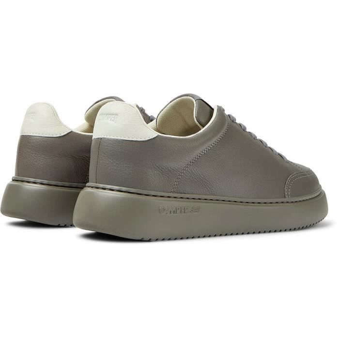 Baskets Camper Runner K21 K100841 Blanc Homme Lacets Cuir Troupeau Cdiscount Chaussures