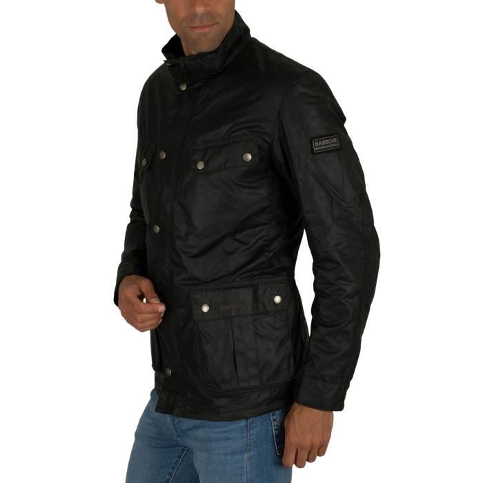Veste en cire Duke Barbour International Homme Vert Vert Cdiscount Pret a Porter