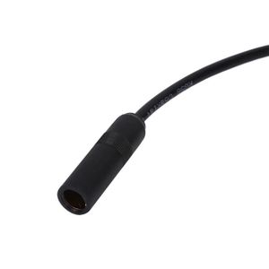 Amplificateur Signal Antenne Voiture FM/AM - Connecteur DIN, Câble 3 M - Compatible Plupart Autoradios 12V - Améliore Réception Radio - 3