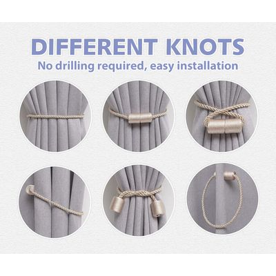 Lot De 2 Blanc Embrasses De Rideaux Magnétiques Faites à La Main En Corde Tissee Pour Rideaux Decoratifs Pratiques Pour Maison Et Bureau 97366187 Lot De 2 Blanc Embrasses De Rideaux Magnétiques Faites à La Main En Corde Tissee Pour Rideaux Decoratifs Pratiques Pour Maison Et Bureau 97366187