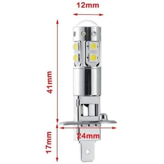Riloer Lot de 2 phares avant de moto avec interrupteur
