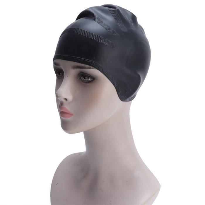 Lot De 2 Bonnets De Bain Imperméables En Silicone Durable Pour Garçons Et Filles