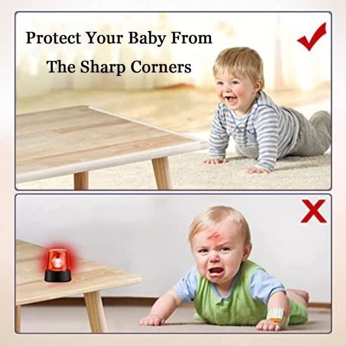 Protection des bords pour bébé 3m - Silicone transparent