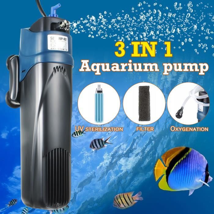Stérilisateur d'eau à lumière ultraviolette 5W pour Aquarium
