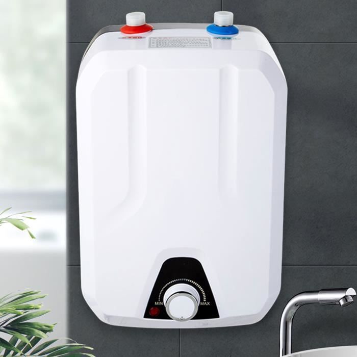 Chauffe-eau instantané 1500W Chauffe-eau électrique de cuisine 8 litres
