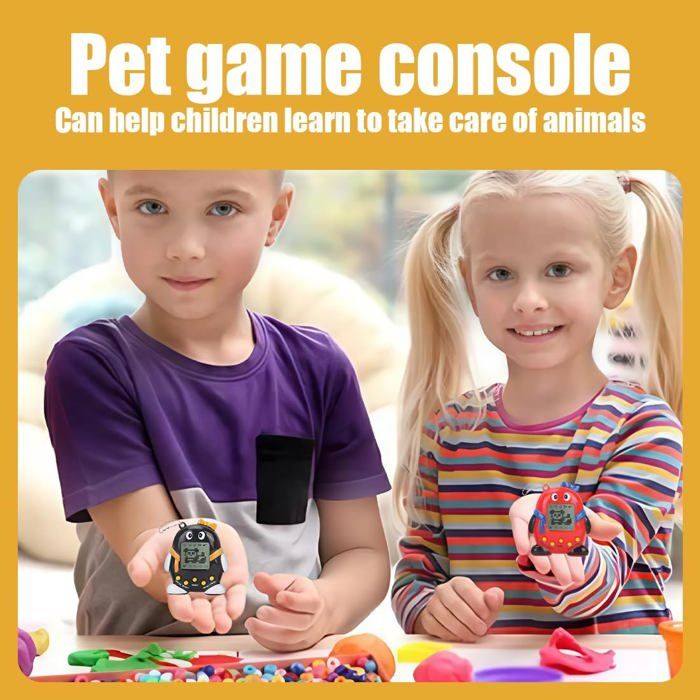2 Consoles De Jeux Animaux Virtuels Électroniques - 168 Animaux, Jouet Interactif Enfant 5+
