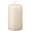 Lot de 12 Bougies Pilier Taupe Rose 13 x 7 cm