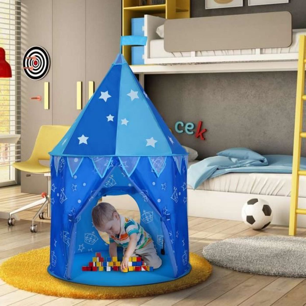 Wolfwise Tente De Jeux Pour Enfant Tunnel Bebe Maison De Jeux Pour Filles Garcons Interieure Exterieure Tente Petite Prince Jeux De Plein Air Et Sports Tentes De Jardin