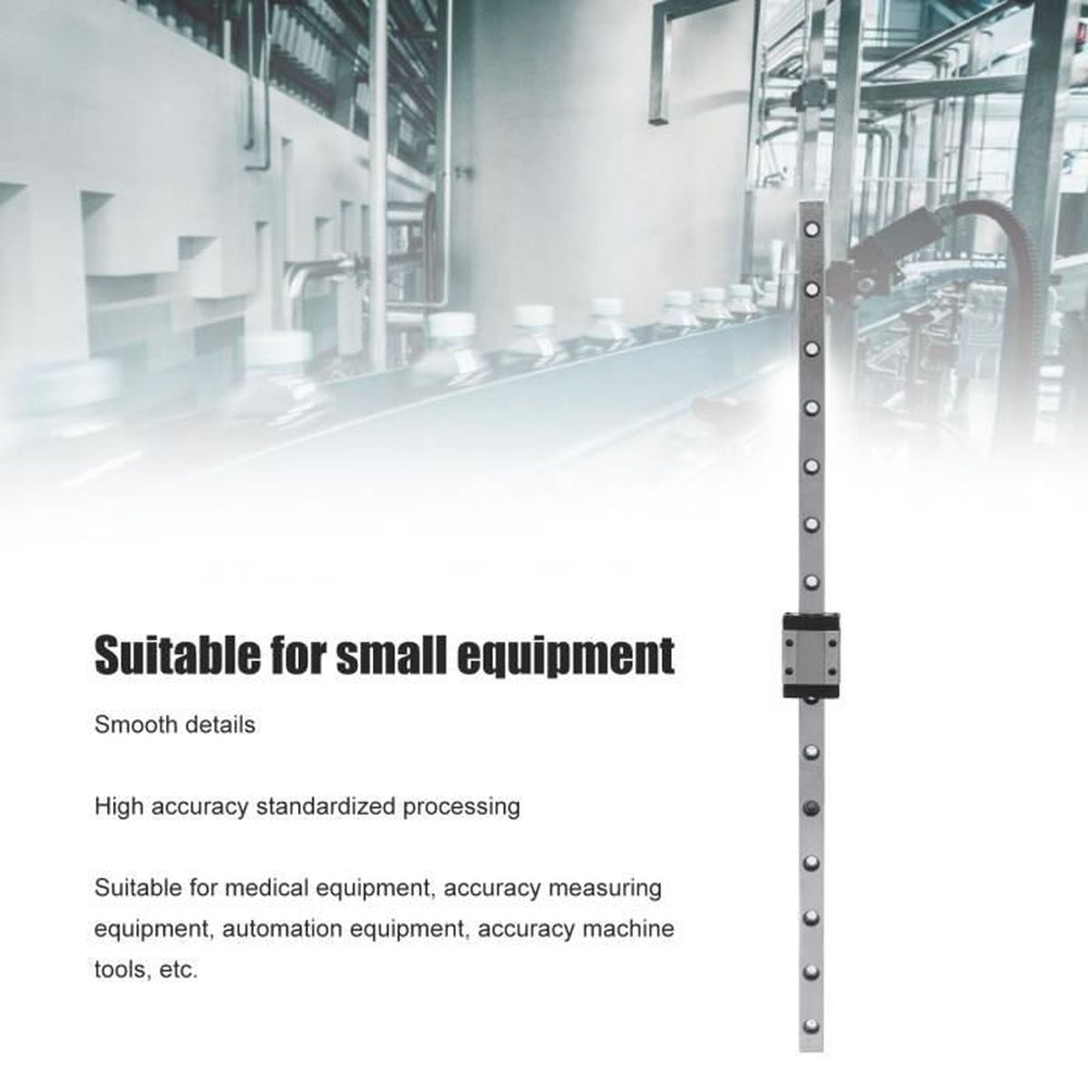 Kit Guidage Linéaire Hiwin HGR25 + 2 Chariots HGH25CA - Pour Machines CNC Et Applications Lourdes