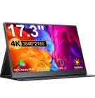 UPERFECT Écran portable 17,3 pouces 3840*2160 4K UHD, rapport de contraste 1500:1 | luminosité 500cd/m² | 100 % NTSC | 100 % Adobe RVB
