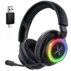 DJOIN Casque sans Fil Gaming RGB Bluetooth | Tri-Mode Stable | Compatible PC/PS/Xbox/Switch/Smartphone pour Pro-Gamer
