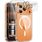 Coque de Protection - BOOLING - pour iPhone 17 Pro Max - Cercle Magnétique - avec 2 Verres Trempé Ecran Caméra