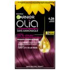 Coloration Permanente - Garnier - Olia - 4.26 - Rose Violet - Cheveux normaux - Crème - Sans ammoniaque