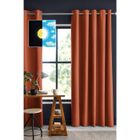 INTEX DECO Rideau Occultant Luxe - Obscure Terracotta - 140 x 260 cm - Polyester - Œillets