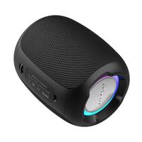 20W Portable TWS Haut-parleur Sans Fil Extérieur Étanche Bluetooth Stéréo Musique Subwoofer - Noir