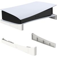 Accessoires PS5 Support horizontal [Design minimaliste], compatible avec Playstation 5 Disc & Digital Editions Blanc